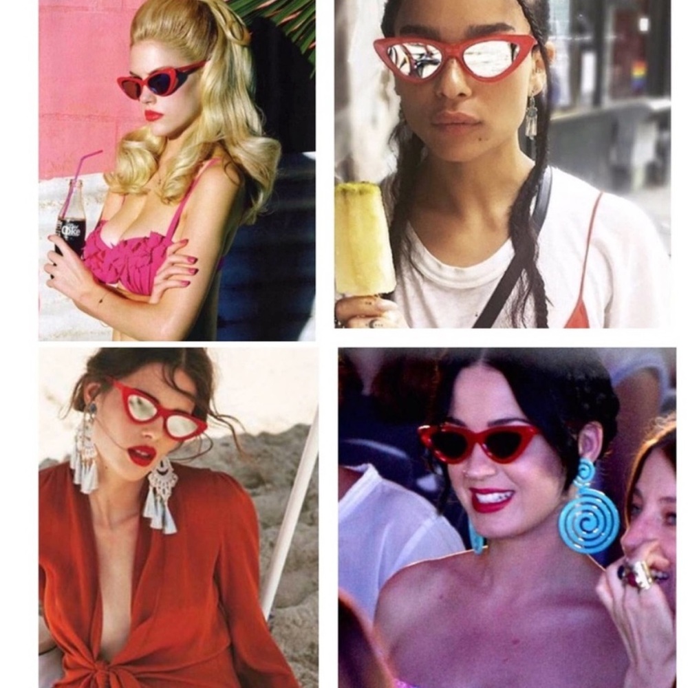 Le Specs x Adam Selman The Last Lolita in opaque red